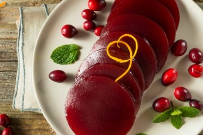 Cranberry Jelly Sauce - low potassium diet recipe