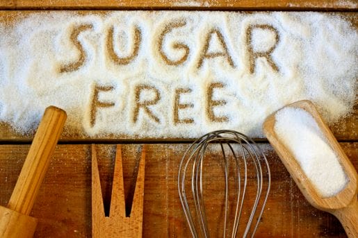 sugar free sign