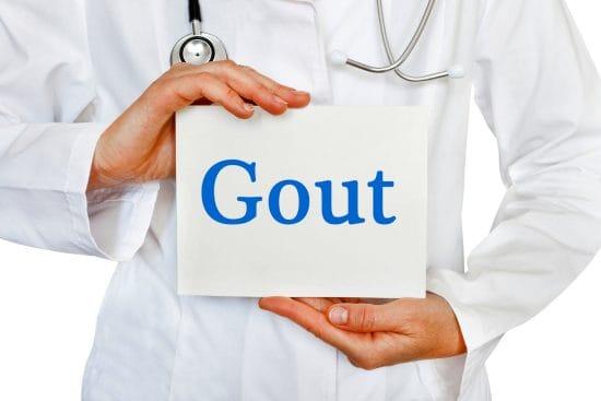 gout doctor with card