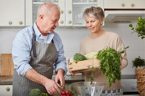 Senior couple in the kitchen - CKD Diet Plan