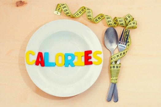 calories on plate