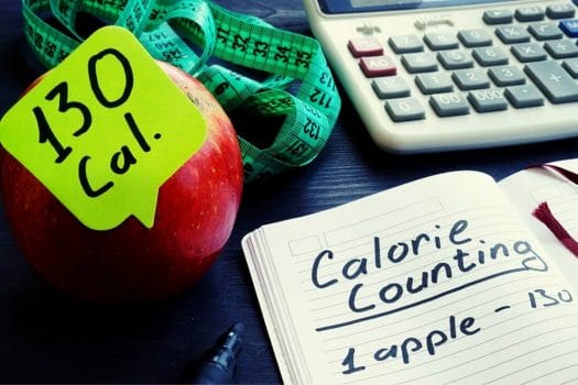 dietitian writing in paper