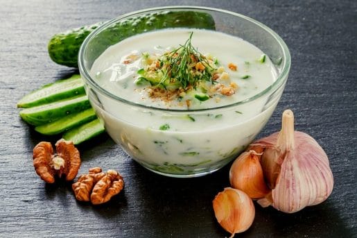 nuts on top of soup nuts on top of soup