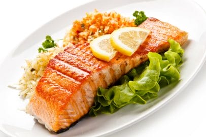 Salmon, tuna Salmon, tuna
