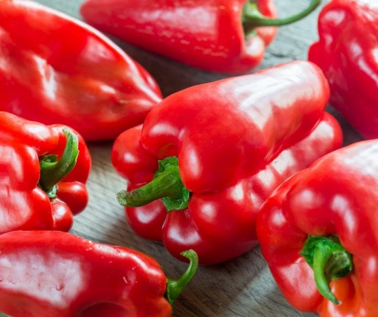 red bell peppers kidney disease